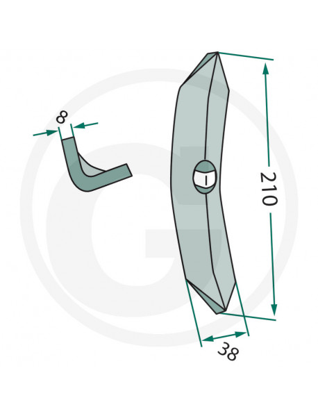 Hrot 210mm